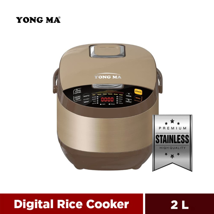 Yong Ma Digital Rice Cooker 2L - SMC7047 Gold